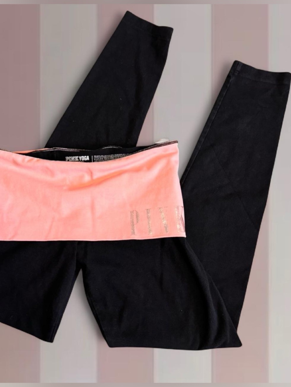 PINK Victoria’s Secret Y2K Foldover Leggings